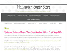 Tablet Screenshot of halloweentshirtsandgifts.com